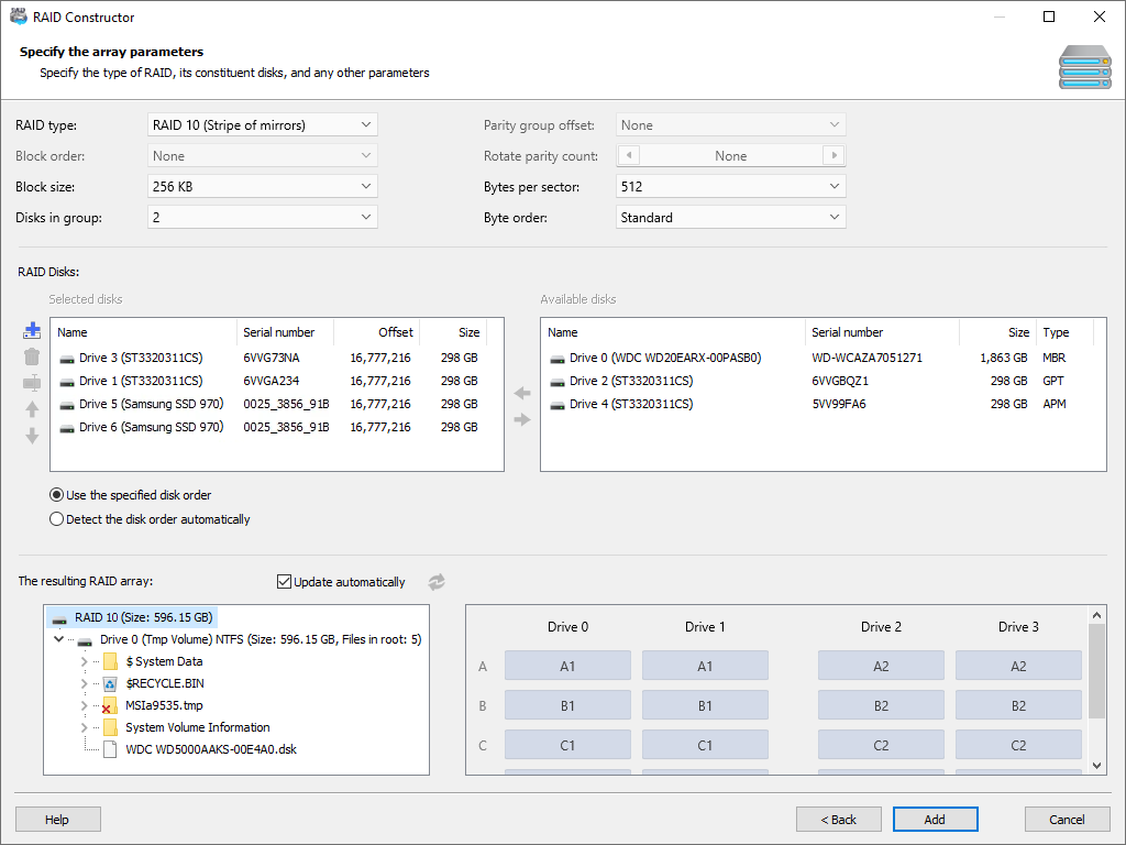 Magic RAID Recovery: ручне відновлення RAID-масивів