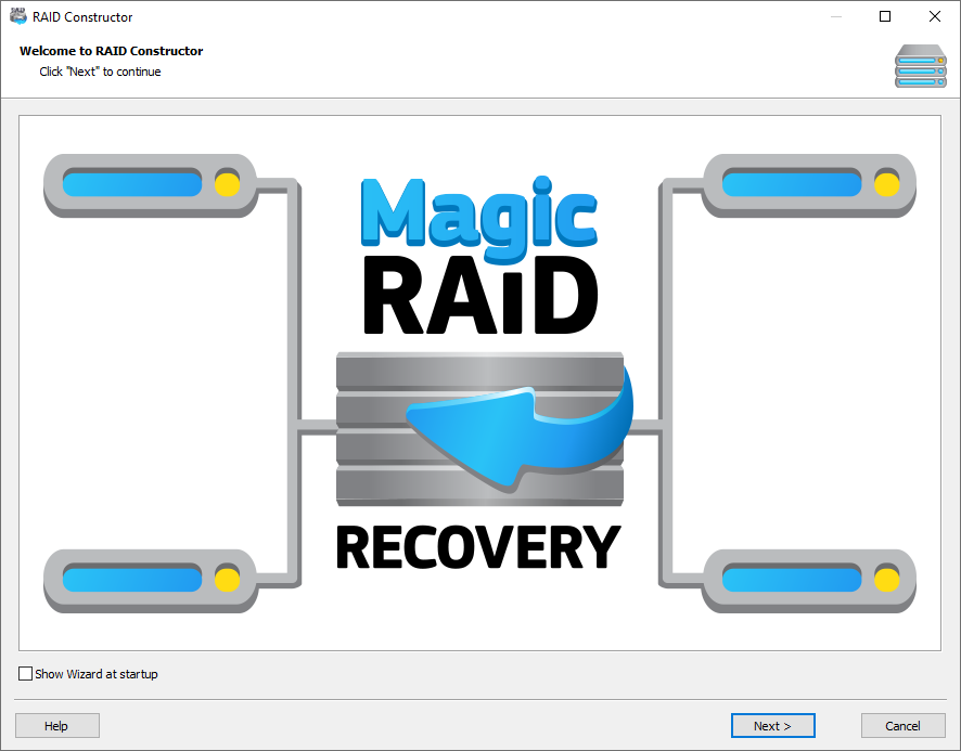 Magic RAID Recovery: RAID конструктор